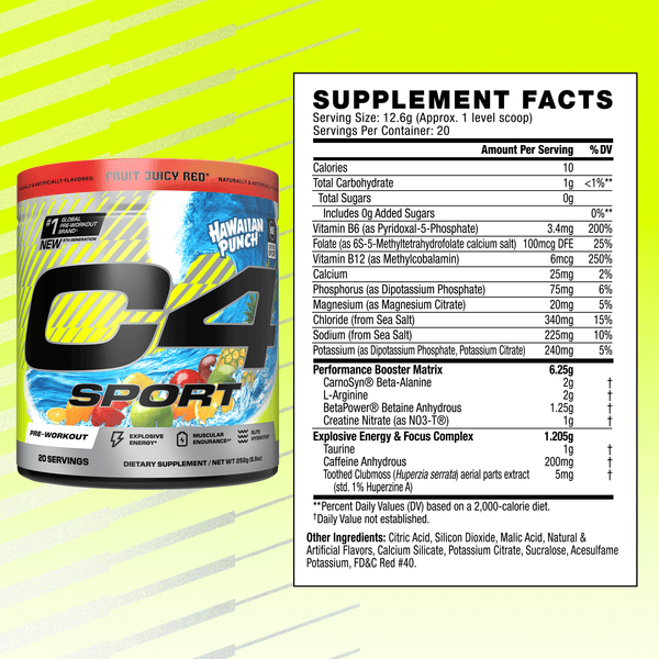 C4 Sport® Pre Workout Powder View 11