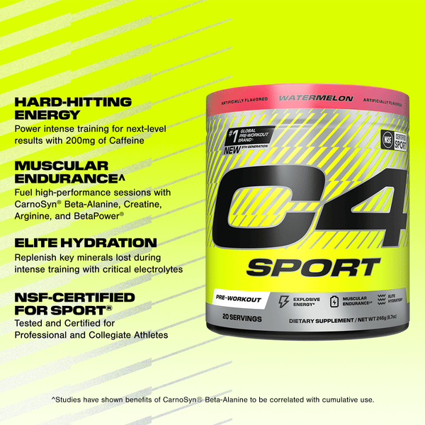 C4 Sport® Pre Workout Powder View 2