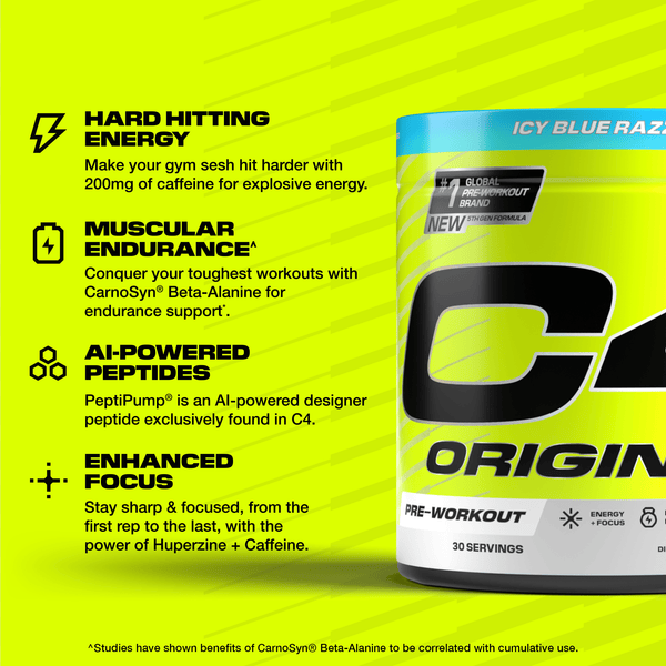 C4 Original Pre Workout Powder View 4