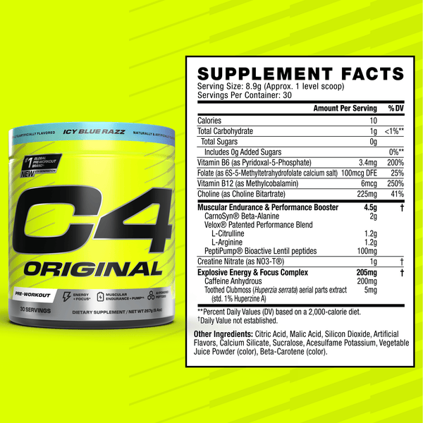 C4 Original Pre Workout Powder View 3