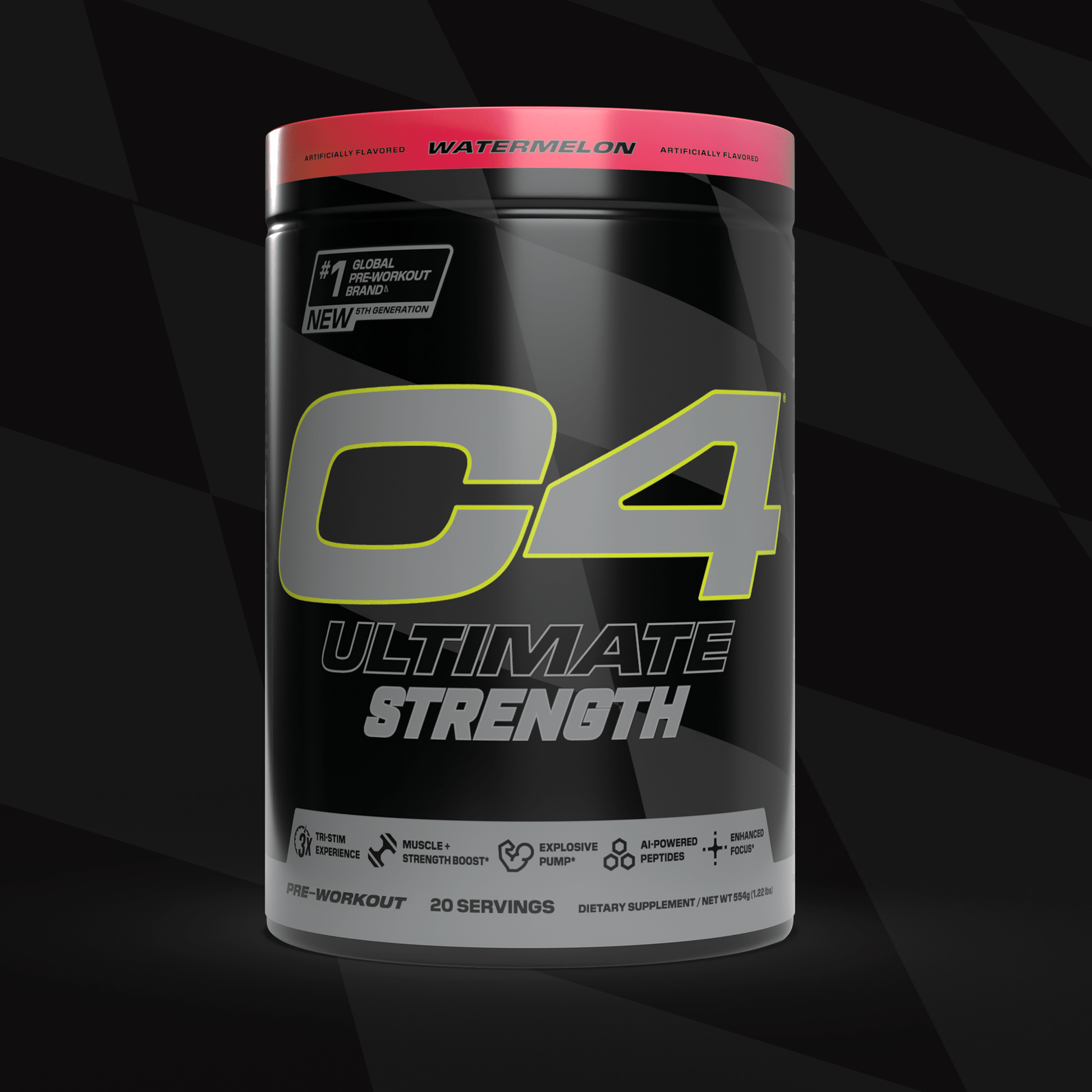 C4 Ultimate Strength Pre Workout Powder View 4