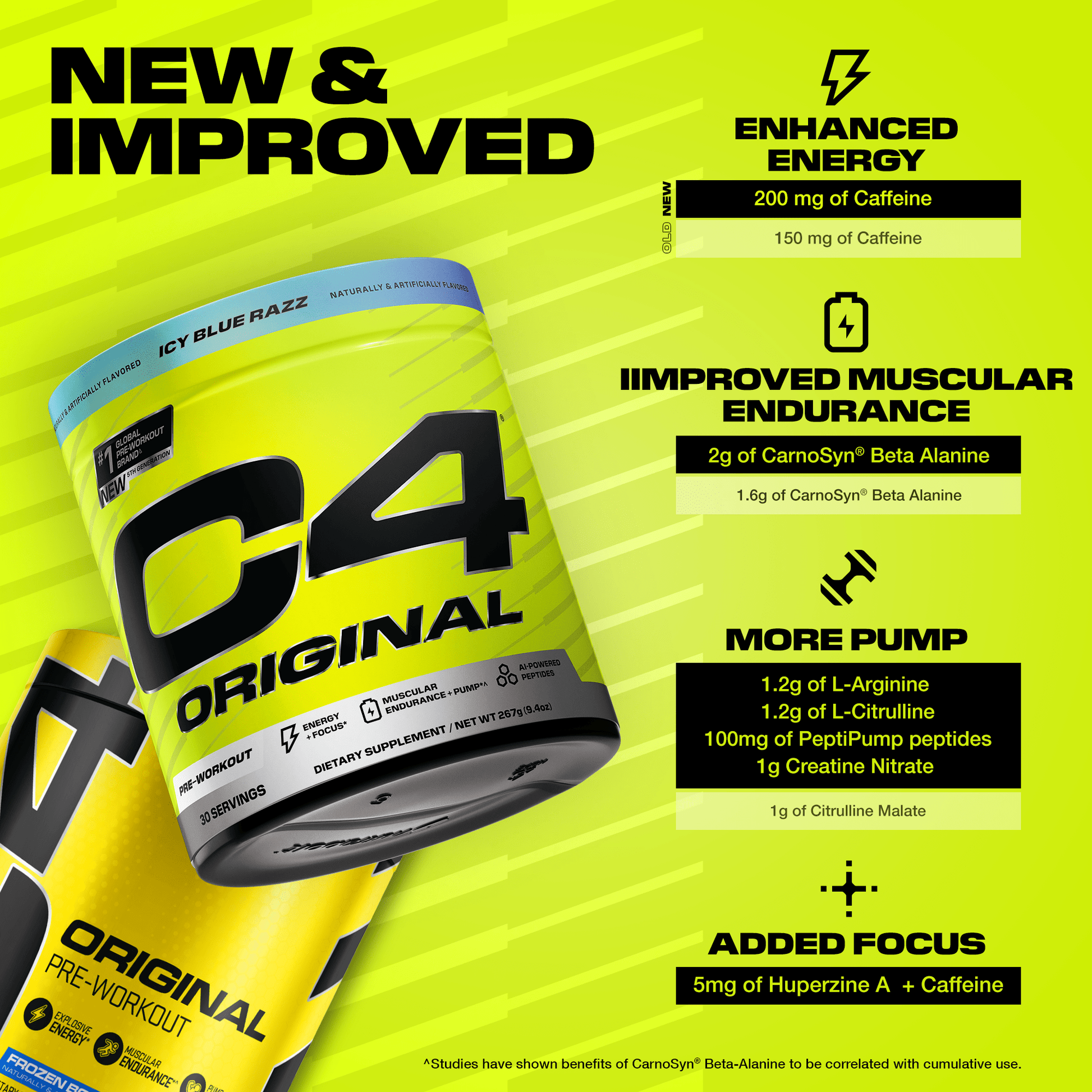 C4 Original Pre Workout Powder View 5